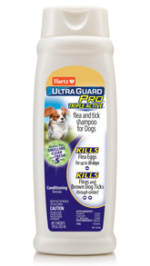 Hartz UltraGuard Pro : bouteille-shampooing-18oz, soin et protection contre puces et tiques.