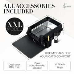 HAUS OF WHISKERS XXXL tapis EVA – capture les résidus pour sols propres