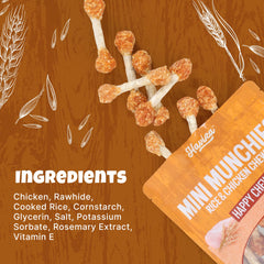 Havira enrobage poulet-riz, bouchée savoureuse pour petites races qui aiment mâcher.