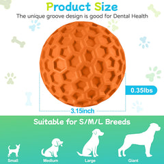 Balle interactive havit pour chiens moyens et grands, stimulation et jeu.