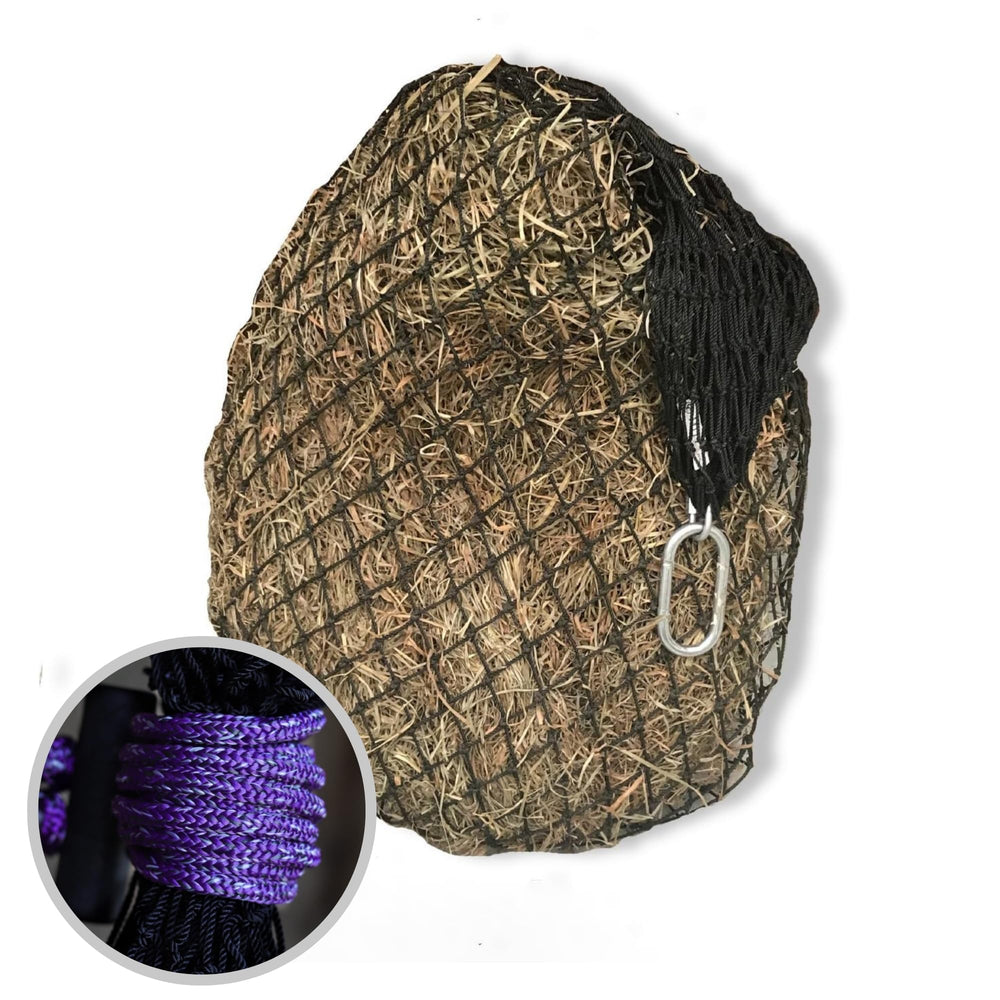 Hay Chix filet foin demi-meule: solution durable pour chevaux et réduction du gaspillage.