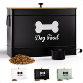 HB Design Co Conteneur croquettes chien 15 lb, ouverture pratique