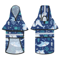 Imperméable HDE pour chien, dos réfléchissant pour visibilité nocturne.