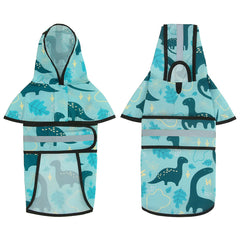 HDE Dinosaure imperméable pour chien offre confort sous la pluie.