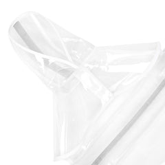 Imperméable chien HDE avec visibilite haute, idéal pour promenades par temps gris.