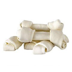 HDP os en cuir naturel blanc 6-7 po – parfait pour l'entraînement et la distraction.