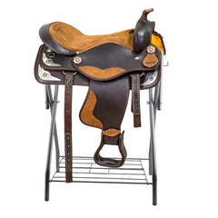 HDYEGY porte-selle pliant: support solide pour selles anglaises et western, préserve leur forme.