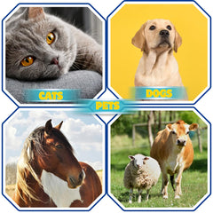Healipet Texture Crème Douce Apaisante autour des yeux des animaux.