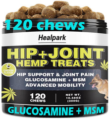 Healpark boîte 120 friandises, soutien potentiel des articulations.