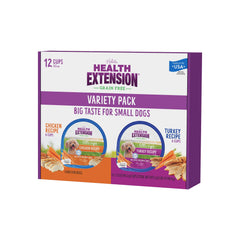 Health Extension Little Cups dinde, portion idéale pour petits chiens