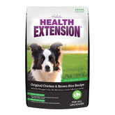 Health Extension Original Poulet et Riz Brun – sachet, repas équilibré pour chien.