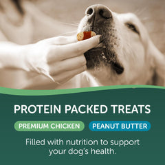Healthfuls biscuit poulet cacahuete avantage sante, saveur appétissante sans additifs artificiels.