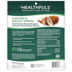 Healthfuls biscuit chien poulet cacahuete core, cœur biscuit aromatique utile pour l entraînement quotidien.