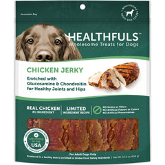 Friandises Healthfuls au poulet, emballage pratique pour récompense lors des sorties.