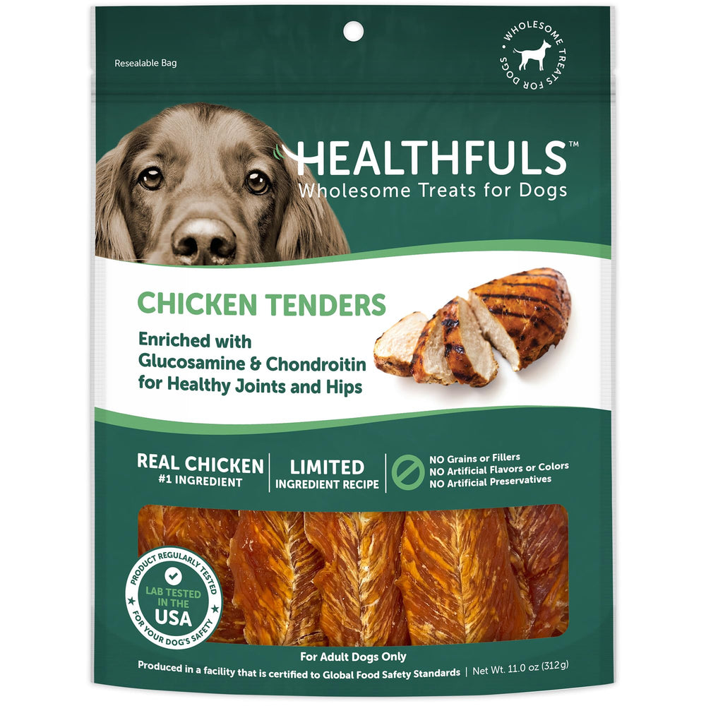 Healthfuls Tendres Poulet Emballage scellé, friandises protéinées faciles à donner