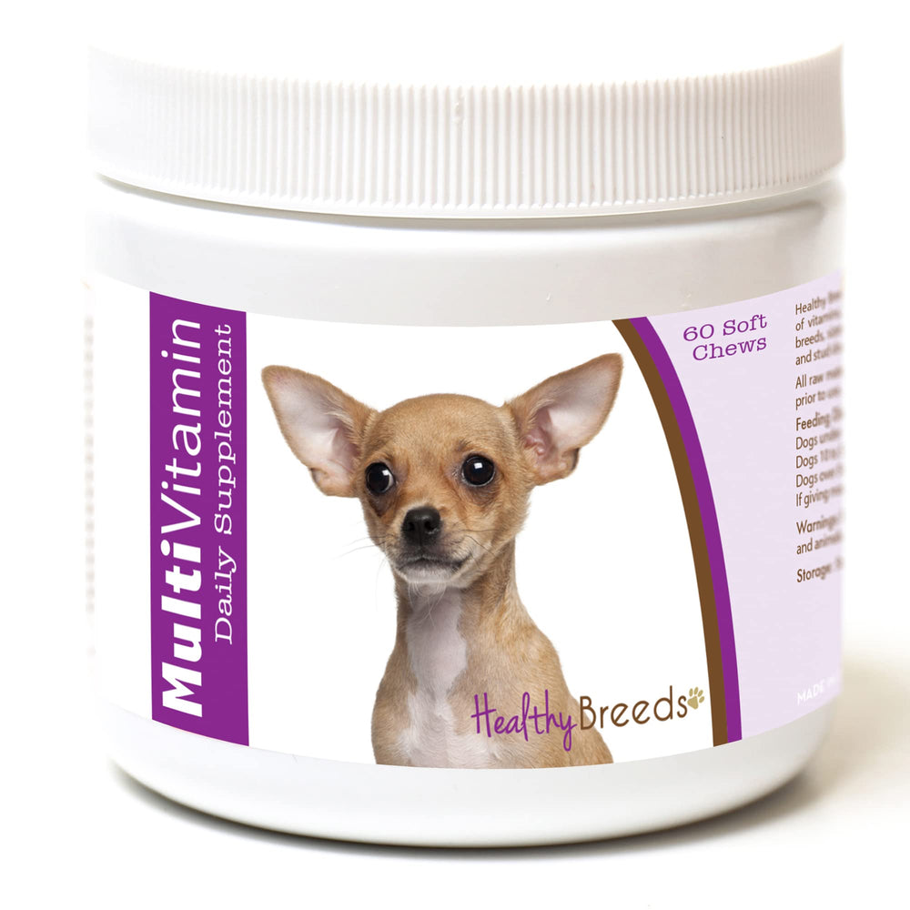 Emballage pratique Healthy Breeds Chihuahua Multivitamines Friandises Molles