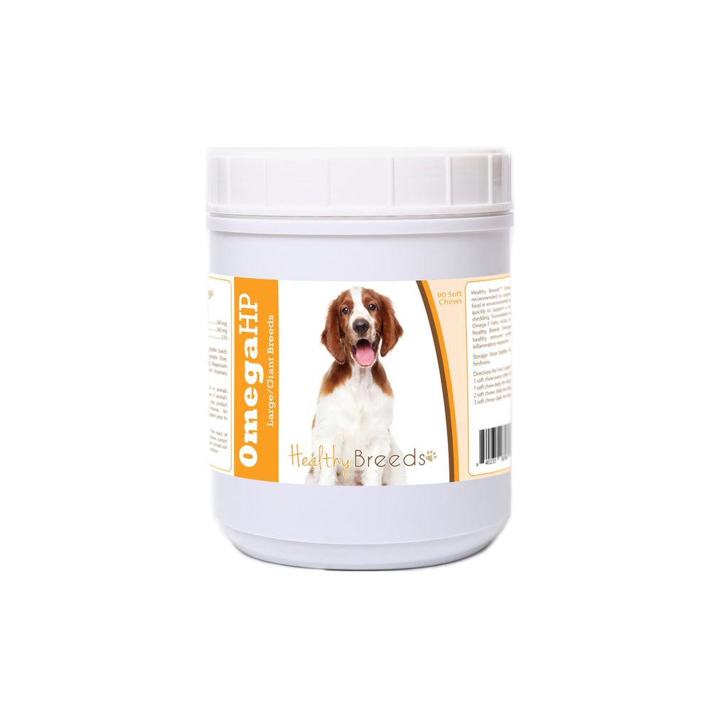 Healthy Breeds Omega HP friandises molles pour pelage brillant et peau saine.