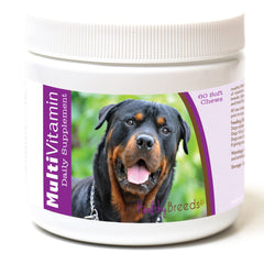 Healthy Breeds Rottweiler multivitamines friandises molles en bouteille, utilisation quotidienne