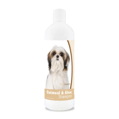 Healthy Breeds Shih Tzu Shampoing avoine Aloe – Application douce respectant la peau sensible.
