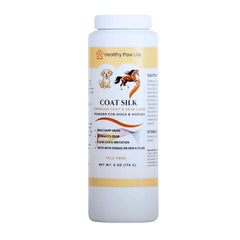 Coat Silk Healthy Paw Life poudre : texture fine absorbant l’humidité et les odeurs.