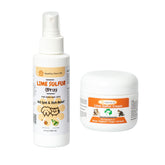 Healthy Paw Life Crème sulfure chaux 2oz – soulagement doux des démangeaisons.