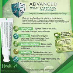 Formule sans fluorure et sans xylitol prolongeant l'hygiène dentaire des animaux.