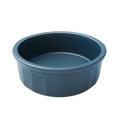 Healthy Surplus Pet Crock Bowl bleu, diamètre 8 pouces, bol robuste pour chiens et chats.