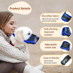 HEELE masque chien design humain permet respiration et hydratation faciles