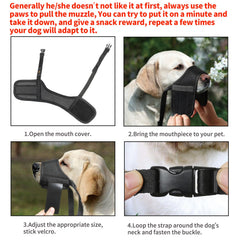 HEELE museau-chien mesh doux et respirant pour ventilation optimale.