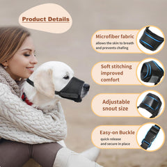 HEELE muselière pour chien avec boucle réglable et ajustement sûr.