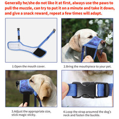 HEELE muselière pour chien avec maille respirante et confort
