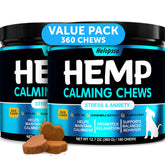 Helopssa friandises apaisantes pour chiens, texture douce, aide à la détente lors de tempêtes et voyages.