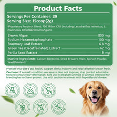 Hemyum Poudre Dentaire Chien — application facile pour votre compagnon.