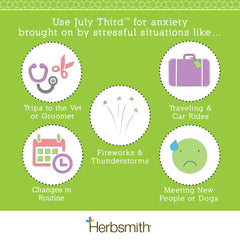 Herbsmith Juillet Troisième: texture délicieuse appréciée par les chiens.