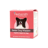 Herbsmith Senior Dog Wisdom – bouchées petites 60ct, soutien cognitif quotidien pour chien âgé.