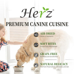 Herz ingrédients naturels poulet legumes favorisent une nutrition simple et équilibrée