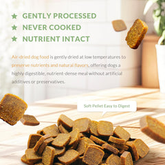 Herz Nourriture Chien Air-Dried Grain Free Ingrédients, digestion facilitée.