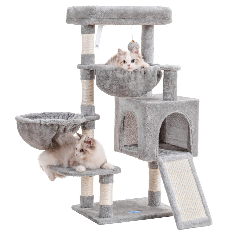 Hey-brother arbre-a-chat structure-confort: escalade naturelle et repos confortable
