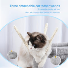 Hey-brother arbre chat tour niveaux multiples facilitant l'escalade
