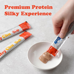 HEY CHU tube purée crème poulet, option sans céréales adaptée aux goûts.