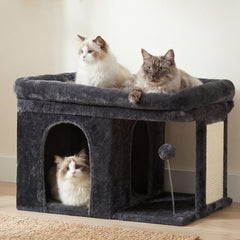 Heybly Condo pour chat : espace privé douillet pour dormir.