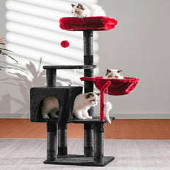 Heybly Arbre Chat tiges-sisal : surfaces pour griffage durable et activité