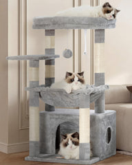 Heybly Arbre à chat HCT008SW – plateforme repos grande pour chats détendus