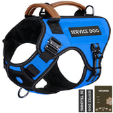 HEYCAHVA gilet de service pour chien vue avant, ajustement sûr pour balades.