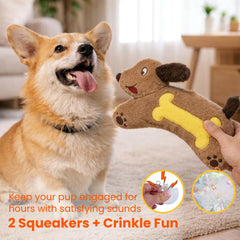 Jouet HGB pour chien gros avec sifflet queue, divertissement assuré.