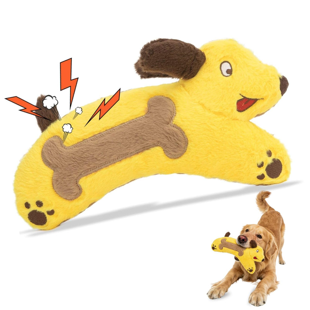 Jouet HGB pour chien gros avec sifflet tête, stimulation et amusement.