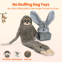 Peluche HGB double couche, durabilité renforcée pour chiens actifs.