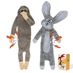 Jouet HGB Lapin sans garnissage, stimulation et jeu sans dégâts.