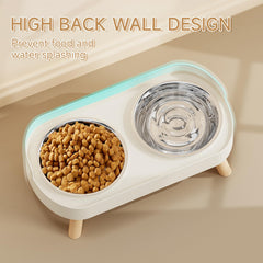HIAIEVIY bols inox pour chat, durables et hygiéniques.