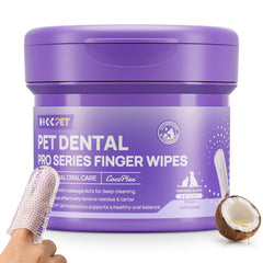 HICC PET Pro lingettes dents pro: nettoyage en douceur des dents et gencives.